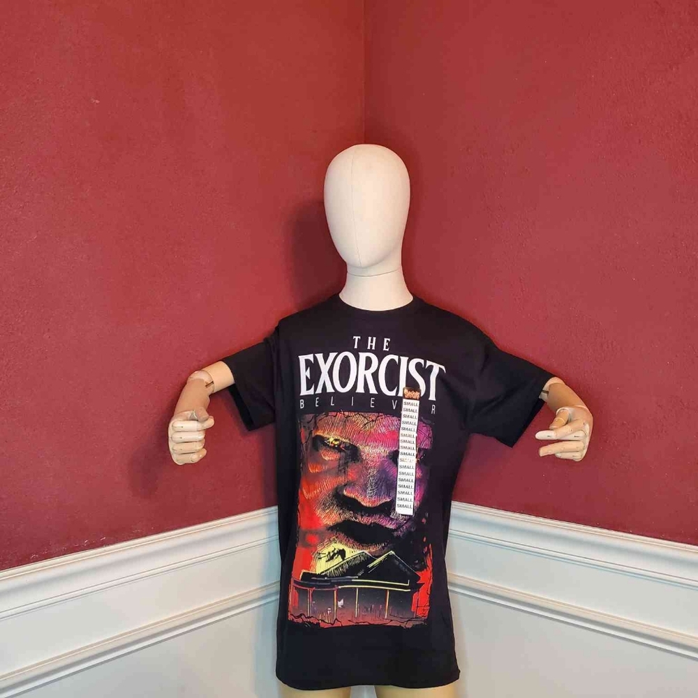 The Exorcist Men's T-Shirt | Size: Adult Small | Color: Black | RRR Apparel